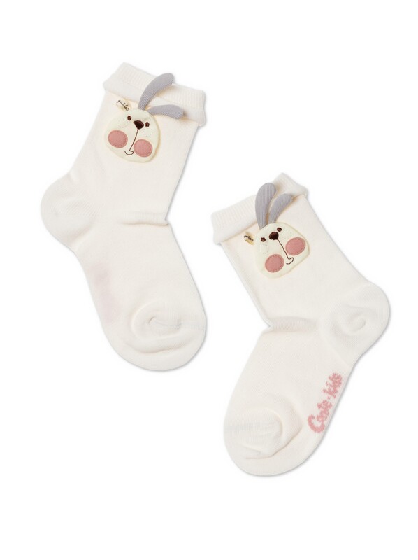 Детские носки CONTE-KIDS Носки TIP-TOP из хлопка с декоративными игрушками