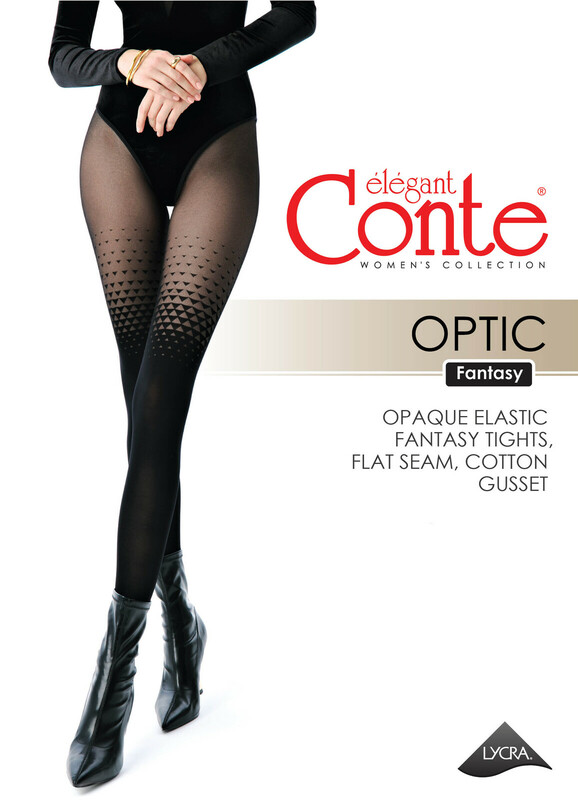 Фантазийные CONTE OPTIC Колготки женские