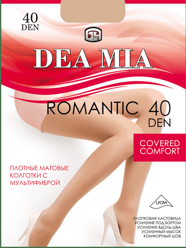 Колготки женские DEA MIA ROMANTIC 40